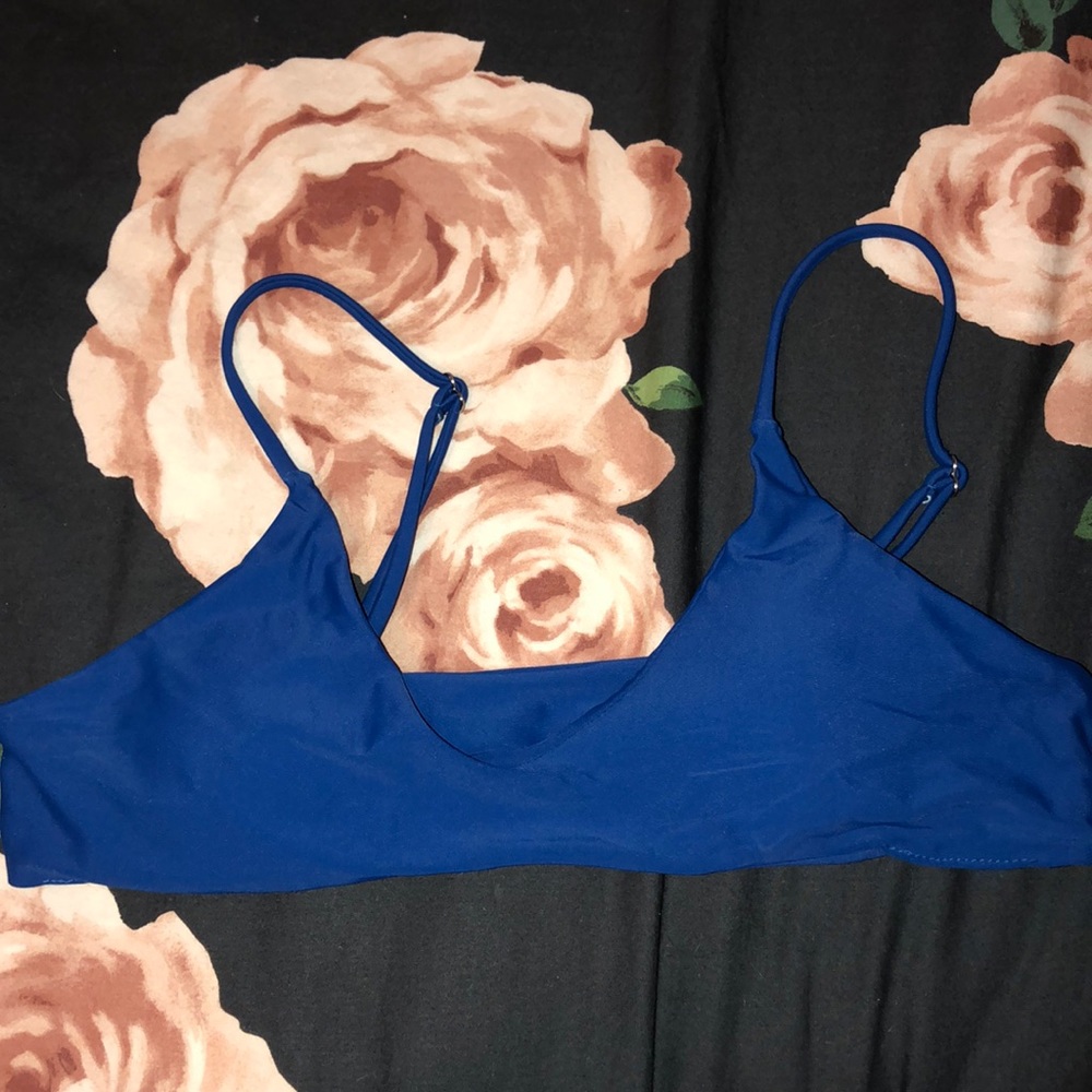 blue bikini